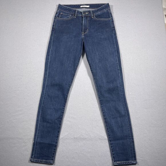 Levi's Jeans 721 Women Size 27 High Rise Skinny Medium Wash Inseam 30‎ - Picture 1 of 12